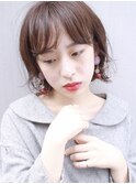 【松戸 ムラマツ】マッシュウルフショートボブピンク前髪