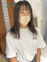 コフィー バイ メルト 吉祥寺(cofy by melt)&nbsp;【中澤彩乃】オリーブグレージュブリーチなしウルフレイヤー前髪