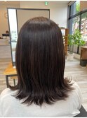 【透明感アッシュブラウン】
