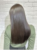 【艶のあるサラサラ質感オリーブベージュ】髪質改善