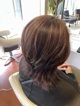 ヘアーアンドスパ アン コントゥール(hair&spa an contour) ハイライトカラー