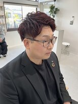 メロウ(mellow)&nbsp;メンズカット×チェリーレッド