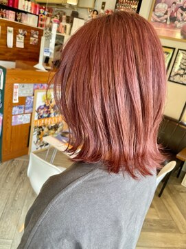 ヘア メイク ココ(hair make coco) ブリーチ×ピンクぅ