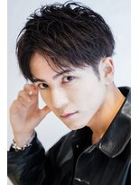 カライングドゥ(ing deux) スーツ短髪ツーブロック束感モテる黒髪シークレットパーマ流行