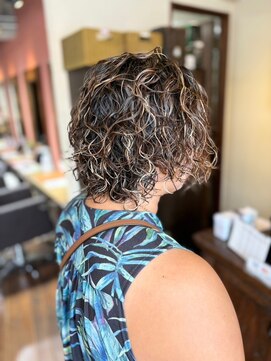 ジュジュル 稲毛本店(jujur) グレージュカラー/ボブウルフ/ハイライト/稲毛駅