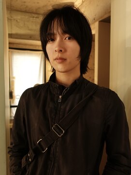 ノラジャーニー(NORA Journey) メンズボブウルフメンズミディアムレイヤーカットメンズウルフ