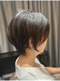 大人の愛され小顔くびレイヤーショートボブ【カミケンガレリア】