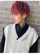 アート ミュゼ(a-to.musee)&nbsp;刈り上げマッシュ/ボーイッシュ女子/ピンク/束間
