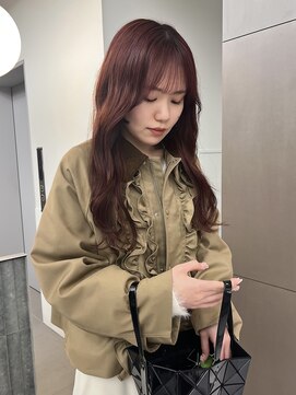 ローレンアオ(LOREN AO) イメチェン/ホワイトブロンド/外ハネボブ/美髪/矢場町