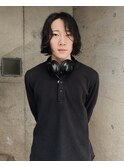 =メンズボブ/スパイキーショート/ブルーブラック/MEN’S HAIR