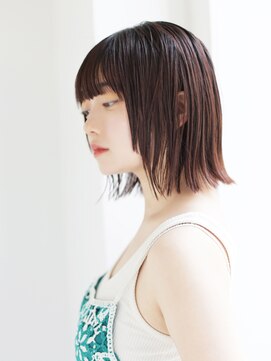 コレクティブワーク 表参道 渋谷(COLLECTIVE WORK) 外はねボブ　顔まわりレイヤー　髪質改善カラー