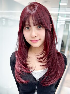 アルバム 渋谷パルコ(ALBUM) ロング顔周りレイヤー美髪韓国ヘア_9967