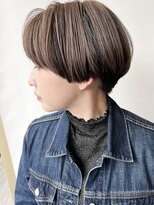 モリオフロムロンドン 原宿本店(morio from London) 【morio原宿】アンブレラカラーピンクベージュマッシュショート