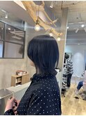 レイヤーボブとネイビーcolor