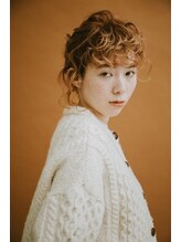 ヘアメイク マージ(hair make merge) 《東住吉区/デザインカラー》くせ毛風ラフカール
