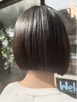 シュモレ フェリーク 検見川店の写真/毎日が艶髪《premiumストレート》まるで素髪に♪夏の汗も怖くない。艶アップで第一印象もグッとUP！