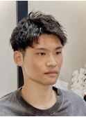 ソフトツイストアップバングショート