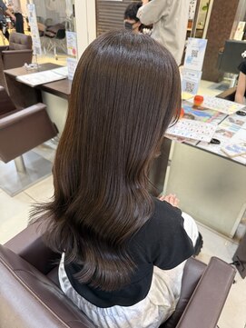 フォルテ 草薙店 ブラウン 艶カラー 韓国ヘア 西村ひより