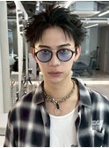フェザーパーマ/サーフカール/ツーブロック/スパイキーショート