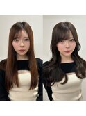 《顔まわり》小顔見えNo.1！垢抜ける顔まわりレイヤーカット