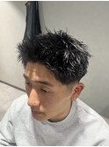 MEN’S HAIR/波巻ツイストスパイラル/フェザーパーマ/柏