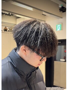 ルースト 京都駅前店(ROOST) パイルツイスト/MEN’S HAIR/ツイストパーマ/眉毛/京都駅