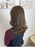 ブリーチなしミルクティー