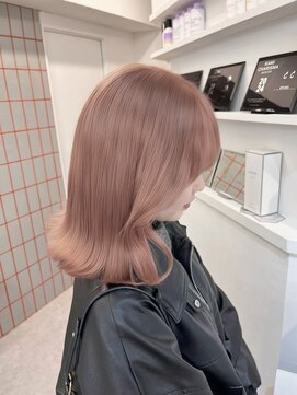 メルトトウキョウ(melt.tokyo) インナーカラー/トリートメント/デザインカラー/ペールピンク