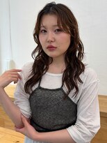 フィルムス 横浜(FILMS)&nbsp;デジタルパーマ/ミディアムレイヤー/韓国巻き風/顔周りカット