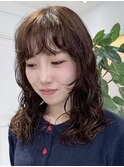 髪質改善パーマ透明感カラーダブルカラーブリーチ