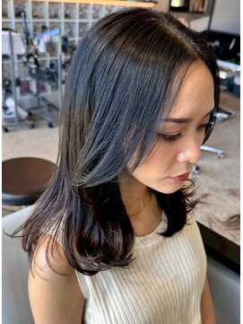 ヘアーリビング 730 宜野湾 730 layer style 髪質改善/ダークグレージュ/レイヤーカット