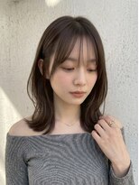 ベル(Belle) 似合わせミディ×透明感ブラウン