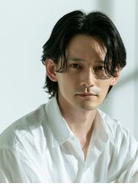 ビフィーノ リルネ フォー メン(Bifino Rilune for men)&nbsp;MEN’S/リバースセンターパート/ニュアンスパーマ/川西池田