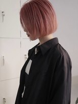 ウィットサークル(wit circle)&nbsp;ボブ　ピンク　ダブルカラー