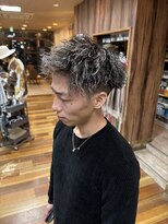 イエローコーン 金沢文庫店(YELLOW CORN)&nbsp;ツイストスパイラル　ホワイトメッシュ　メッシュパーマ