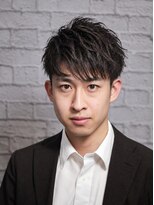 グレイスフルバーバー 新宿パークタワー店&nbsp;新宿20.30代メンズに◎ビジネスショート×束感ニュアンスパーマ