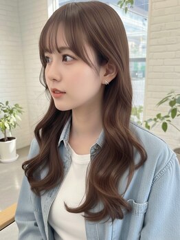 カラー つくば 天久保(KOLOR)の写真/【悩み改善】つくば最先端カラー!バイオプログラミング27Dの効果で頭皮や髪の毛がカラーする度に美髪に♪