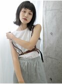 短め前髪×切りっぱなしボブ【neolive/鶴ヶ峰】暗髪　外ハネ