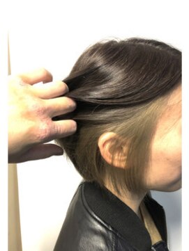 コピーヌ 高田馬場店(Copine) ショートはカラーでアレンジ☆インナーカラー×ブロンド系☆