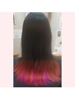 ヘアーファクトリー リュウ(Hair factory RYU)&nbsp;グラデーションカラー ライトパープルメッシュ
