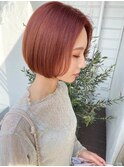 《ゲストスナップ》くすみピンクボブ