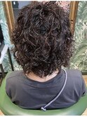 骨格矯正カットパーマ