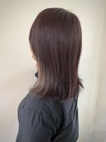 ヘアー ミッション 心斎橋店(hair Mission)&nbsp;インナーカラー　ダークヴァイオレット