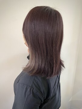 ヘアー ミッション 心斎橋店(hair Mission) インナーカラー　ダークヴァイオレット