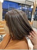 白髪ぼかしハイライト