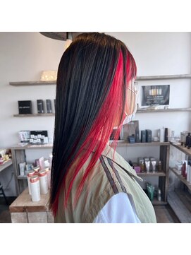 ミル 今治(1003 mille IMABALI) ピンクカラー/フェイスフレーミング/インナーカラー