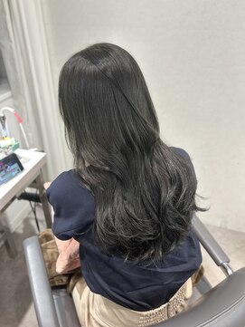 ユーフォリア 渋谷グランデ(Euphoria SHIBUYA GRANDE) オリーブグレージュ　暗髪