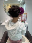七五三！着物ヘアアレンジ♪