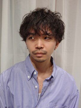 インヤン 下北沢(Yin Yang) 大人のメンズマッシュパーマ/刈り上げない/無造作パーマ