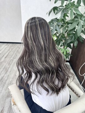 ベルヘアーデザイン 堺東(Belle hair Design) コントラストハイライト/外国人風/ハイライト/レイヤーカット